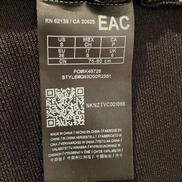 Black Skirt with White Stripes from Guess - Picture 4 of 4